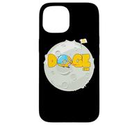 Doge Meme Dogecoin Crypto Moon Carcasa para iPhone 15