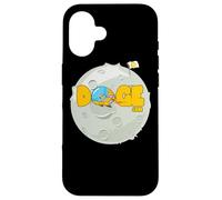 Doge Meme Dogecoin Crypto Moon Carcasa para iPhone 16