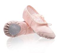 DoGeek Transpirable Zapatos de Ballet Zapatillas de Ballet de Danza Baile para Niña (26 EU, Rosa 2)