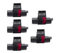 DOGEPRO 5 Unidades IR-40T Cinta de tinta, ABS POM Cinta Rodillo de Tinta para Calculadora Impresora Máquina de Escribir IR-40T - Negro/Rojo #4191A001