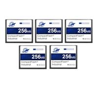 Dogfish 5 Pack 256MB Tarjeta de Memoria Compact Flash Industrial CF Memory Card Tipo I de Alto Rendimiento FAT16 para Equipos Industriales y Cámaras Digitales Antiguas