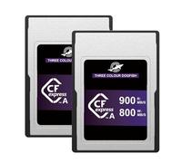 Dogfish - Juego de 2 tarjetas de memoria CFexpress tipo A de 512 GB, hasta 900 MB/s de velocidad de lectura, para cámaras Sony Alpha/FX 4K 8K y grabación en serie de alta velocidad