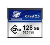 Dogfish - Tarjeta de memoria CFast 2.0 de 128 GB, lectura de hasta 525 MB/S, grabación de video profesional 4K y fotografía RAW, tarjeta CFast para cámaras DSLR/cine