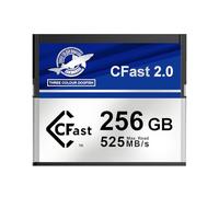 Dogfish - Tarjeta de memoria CFast 2.0 de 256 GB, lectura de hasta 525 MB/S, grabación de video profesional 4K/6K y fotografía RAW, tarjeta CFast para cámaras DSLR/cine