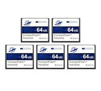 Dogfish Tarjeta de Memoria Compact Flash 64MB 5PACK, Industrial CF Memory Card, para Cámaras Antiguas DSLR y Equipos Industriales