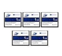 Dogfish Tarjeta de Memoria Compact Flash de 1GB 5 Pack Industrial CF Memory Card Tipo I de Alto Rendimiento FAT16 para Equipos Industriales y Cámaras Digitales Antiguas
