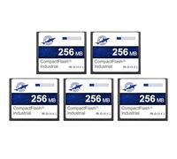 Dogfish Tarjeta de Memoria CompactFlash 256MB 5PACK, Industrial CF Memory Card, para Cámaras Antiguas DSLR y Equipos Industriales