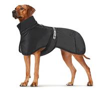 DoggieKit Abrigos para perros Impermeable prueba de viento Cálido Invierno Seguro Roscado Tiras reflectantes Chaqueta medianos grandes con arnés Orificio Cachorro Mascota Clima frío Traje Ropa Chaleco