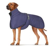 DoggieKit Abrigos para perros Impermeable prueba de viento Cálido Invierno Seguro Roscado Tiras reflectantes Chaqueta medianos grandes con arnés Orificio Cachorro Mascota Clima frío Traje Ropa Chaleco