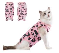 DoggieKit Body de Recuperación para Gatos Traje de Recuperación para Gatos Ropa Después de la Cirugía para Gatitos Body Gata Esterilizacion Pijama Contra Lamer E-Collar Alternativa Heridas Abdominales
