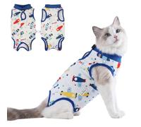 DoggieKit Body de Recuperación para Gatos Traje de Recuperación para Gatos Ropa Después de la Cirugía para Gatitos Body Gata Esterilizacion Pijama Contra Lamer E-Collar Alternativa Heridas Abdominales