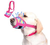DoggieKit Bozal para Perros, Bozales Suaves y Transpirables con Velcro Ajustable para Cachorros y Perros Pequeños, Medianos y Grandes, Bozal Perro Previene Mordidasr/Alimentar/Morder/Antiladridos