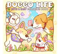 Doggo Life: A Dog-themed Coloring Book for Adults and Teens Featuring Furry Companions in Everyday Life Moments for Relaxation