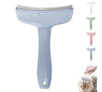 Doggocomfy Pet Comb Pro, New Doggo Comfy Pet Hair Removal Grooming Brush, Dog & Cat Grooming Brush for Shedding for Long or Short Tangled Hair (L Blue)