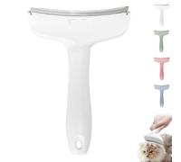 Doggocomfy Pet Comb Pro, New Doggo Comfy Pet Hair Removal Grooming Brush, Dog & Cat Grooming Brush for Shedding for Long or Short Tangled Hair (L White)