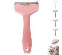 Doggocomfy Pet Comb Pro, New Doggo Comfy Pet Hair Removal Grooming Brush, Dog & Cat Grooming Brush for Shedding for Long or Short Tangled Hair (S Pink)