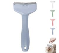 Doggocomfy Pet Comb Pro, New Doggo Comfy Pet Hair Removal Grooming Brush, Dog & Cat Grooming Brush for Shedding for Long or Short Tangled Hair (S Blue)