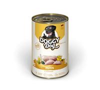 DOGGY Dog Paté Polhn Sensitive, 6 x 400 g, comida húmeda para perros, sin cereales, con aceite de salmón y mejillón de labios verdes, pienso completo especialmente bien tolerado, fabricado en Alemania