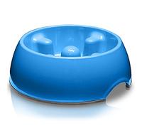 Dogit Go-Slow - Cuenco antigolpo para Perros, pequeño, 300 ml, Color Azul
