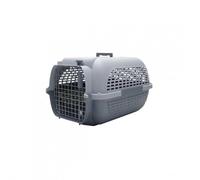 Dogit Transportín para Perros, Talla Mediano, Gris, 55 x 35 x 30 cm