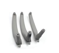 Dogkapm Manijas Interiores Coche Juego 3 Cubiertas Para Puerta Para BMW X5 X6 E70 E71 E72 2007-2013 LHD RHD Tiradores Interiores Coche(RHD Gray 3PCS)