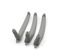 Dogkapm Manijas Interiores Coche Juego 3 Cubiertas Para Puerta Para BMW X5 X6 E70 E71 E72 2007-2013 LHD RHD Tiradores Interiores Coche(LHD Gray 3PCS)