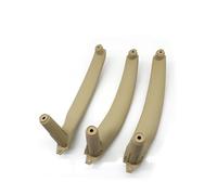 Dogkapm Manijas Interiores Coche Juego 3 Cubiertas Para Puerta Para BMW X5 X6 E70 E71 E72 2007-2013 LHD RHD Tiradores Interiores Coche(LHD Beige 3PCS)