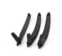 Dogkapm Manijas Interiores Coche Juego 3 Cubiertas Para Puerta Para BMW X5 X6 E70 E71 E72 2007-2013 LHD RHD Tiradores Interiores Coche(LHD Black 3PCS)