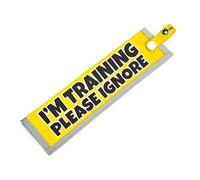 dogkit I'm Training Please Ignore Space Awareness - Funda para perros nerviosos reactivos, reflectante, impermeable, de doble cara para la correa del perro