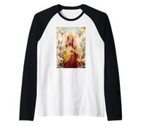 Dogma Movie Christ with Main Characters Poster Camiseta Manga Raglan