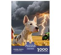 Dogo 1000 Piezas Rompecabezas Mascotas Lindas Rompecabezas Familiar para Adultos Y Niños A Partir De 12 Años Rompecabezas Europeo para Adultos 70x50cm/1000pcs