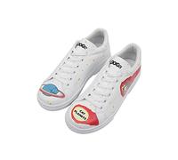 DOGO Ace Sneakers, Zapatilla de Deporte Mujer, Blanc, 39 EU