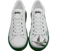 DOGO Ace Sneakers, Zapatilla de Deporte Mujer, White, 39 EU