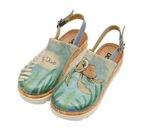 DOGO Akita, Sandalia de cuña Mujer, Multicolor, 39 EU