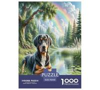 Dogo Argentino 1000 Piezas Rompecabezas Familiar para Adultos Inteligencia Juguete Pasatiempo Creativo Desafíos Extra Divertidos Educativo 70x50cm/1000pcs