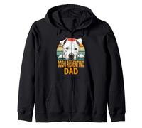 Dogo Argentino Dog Dad Retro Vintage Mis Perros Son Mi Cardio Sudadera con Capucha