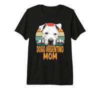 Dogo Argentino Mom Funny Argentino Mastín Perro Dueño Diseño Camiseta Premium