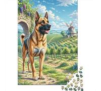 Dogo Argentino Rompecabezas Imposible,desafío para Adultos Juego EduGatoivo 1000 Piezas Obra De Arte De Juego De para Adultos Y Niños 1000pcs (75x50cm)