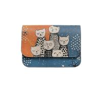 DOGO Femme Cuir Vegan Beige Fait Main et Mode Sac à Main - Lago di Como Motif