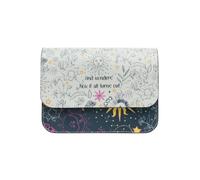 DOGO Femme Cuir Vegan Bleu Fait Main et Mode Sac à Main - Magic in The Air Motif