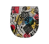 DOGO Femme Cuir Vegan Multicolore Fait Main et Mode Sac d'épaule - Eternal Swirl Motif