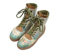 DOGO Future Boots, Mid Calf Boot Mujer, Verde, 39 EU