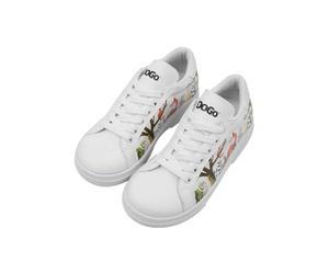 DOGO Kids Unisex Vegan Leather White Sneakers - Better Together