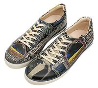 DOGO Men Sneakers, Zapatilla de Deporte Mujer, Noir, 44 EU