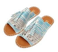 DOGO Pine, Sandalia Plana Mujer, Multicolor, 40 EU