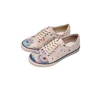 DOGO Sneakers, Zapatillas de Mujer, I Never Sleep, Zapatos Veganos Estampados,39 EU