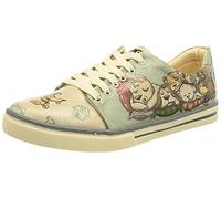 DOGO Sneakers, Zapatillas de Mujer, Sleeping Dogs, Zapatos Veganos Estampados,38 EU