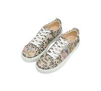 DOGO Sneaky, Zapatilla de Deporte Mujer, Beige, 38 EU