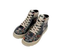 DOGO Women Vegan Leather Black Ankle Boots - Hold Your Head Up High Design