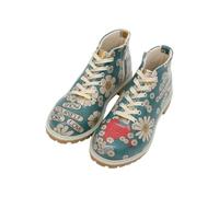 DOGO Women Vegan Leather Multicolor Ankle Boots - Show Yourself More Love Design